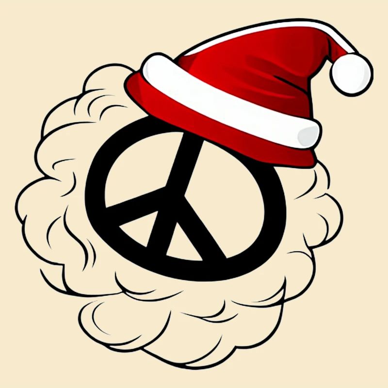 Paix d’hiver Noël Signe de paix 7