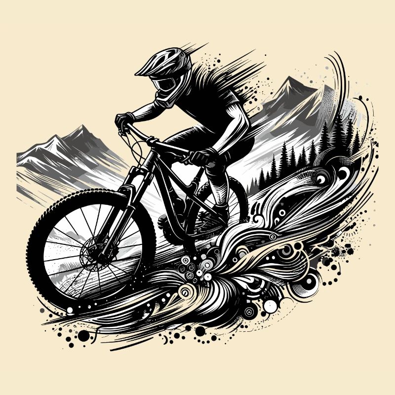 MTB Mountainbiking Downhill Geschenk