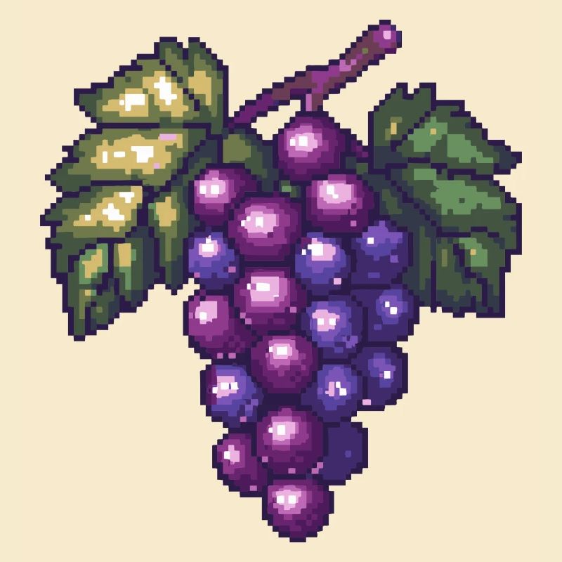 Pixels de raisins