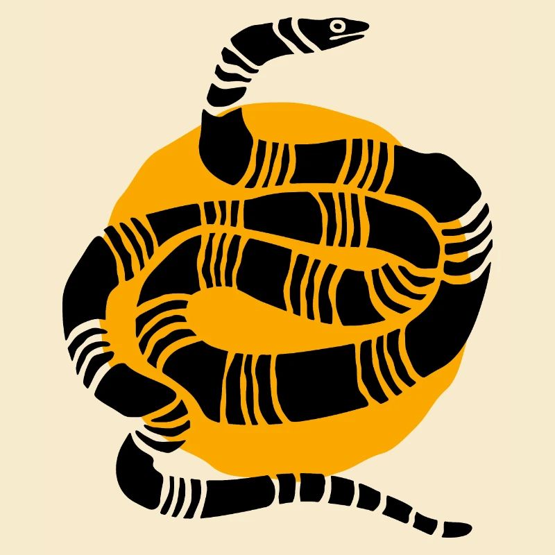Sun and snake