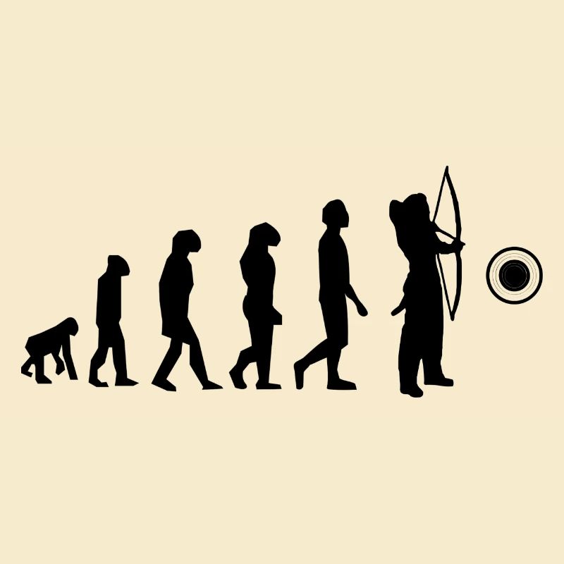 Evolution des Bogenschießens