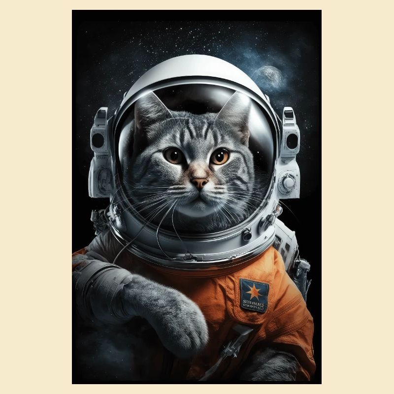 Cat Astronaute Espace Espace Cool