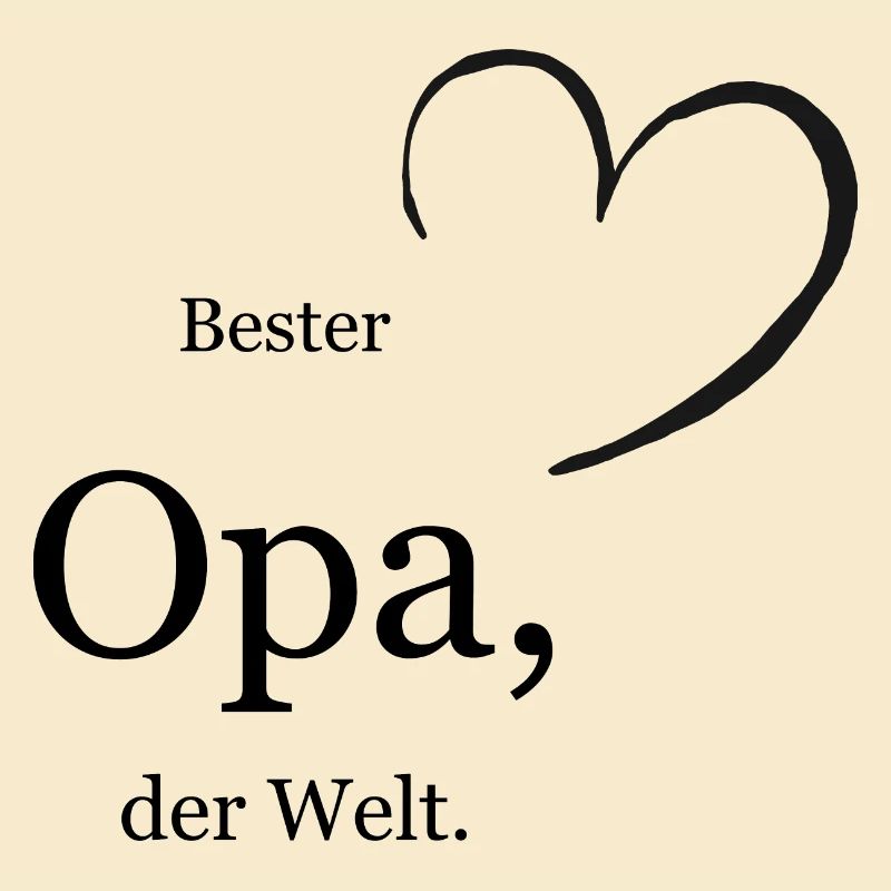 Bester Opa, der Welt.