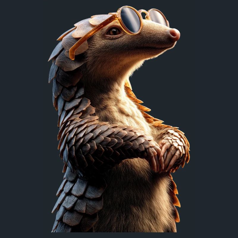 Pangolin Pangolin Pine Cone Pangolins