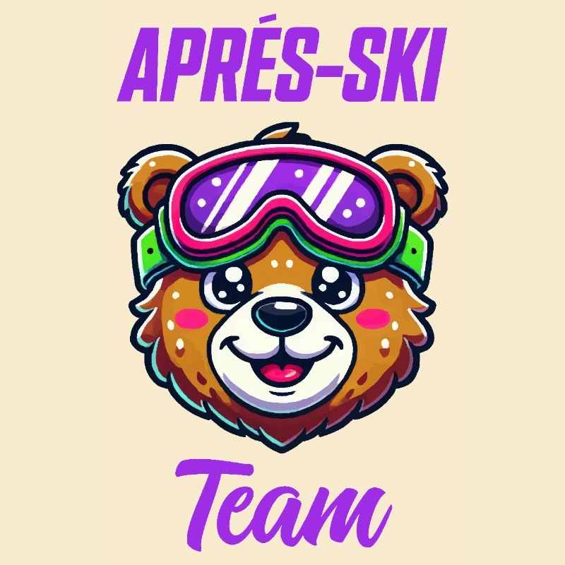 Bear Comic Ski Goggles