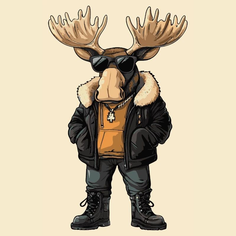 Moose Cool Winter