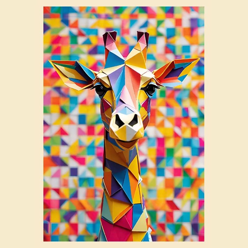 Regenbogen-Giraffe