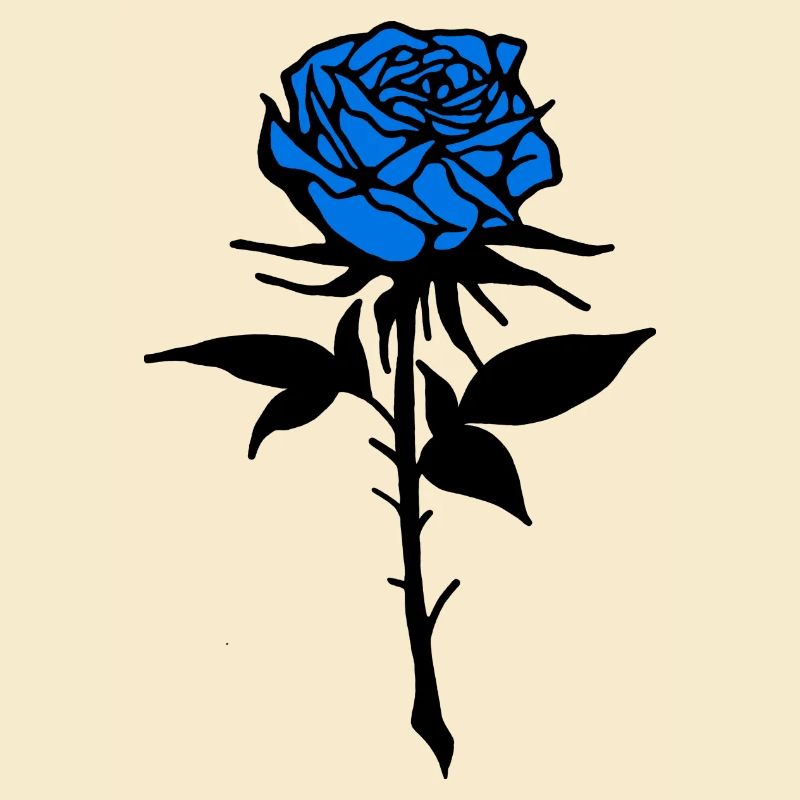 Blaue Rose - Blumen