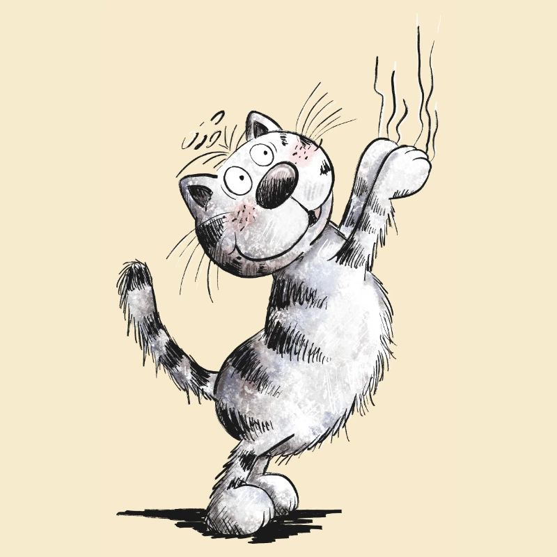 Drôles de griffures de chat