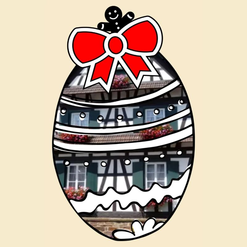 Alsace Easter egg