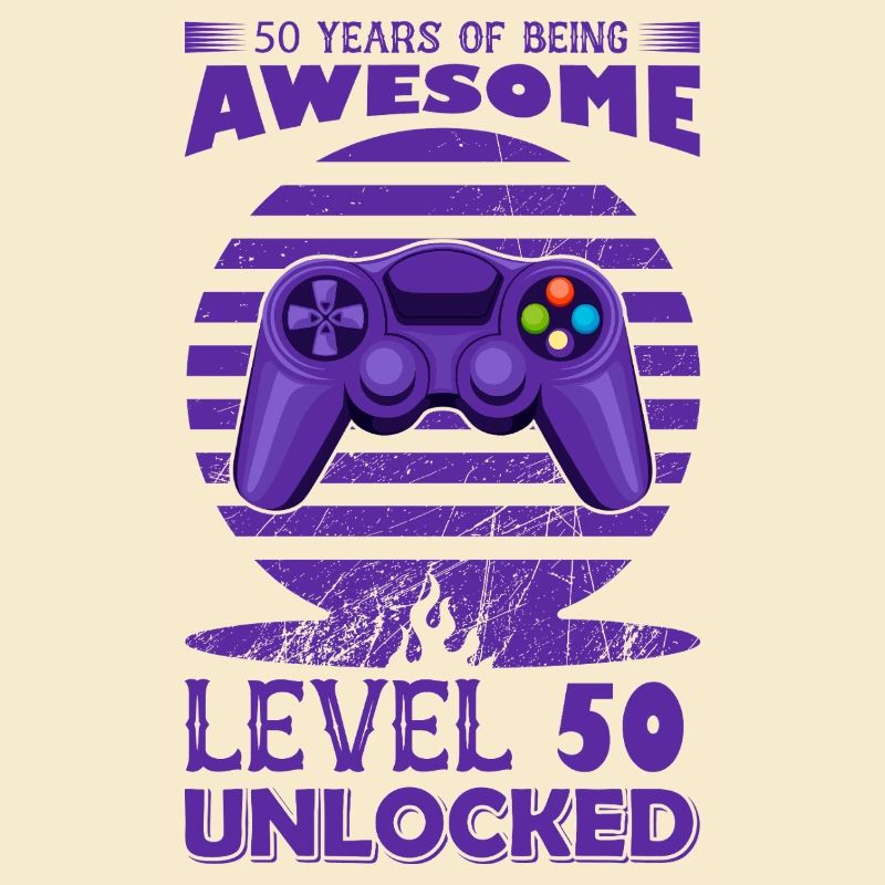 Retro Gaming Controller Motif