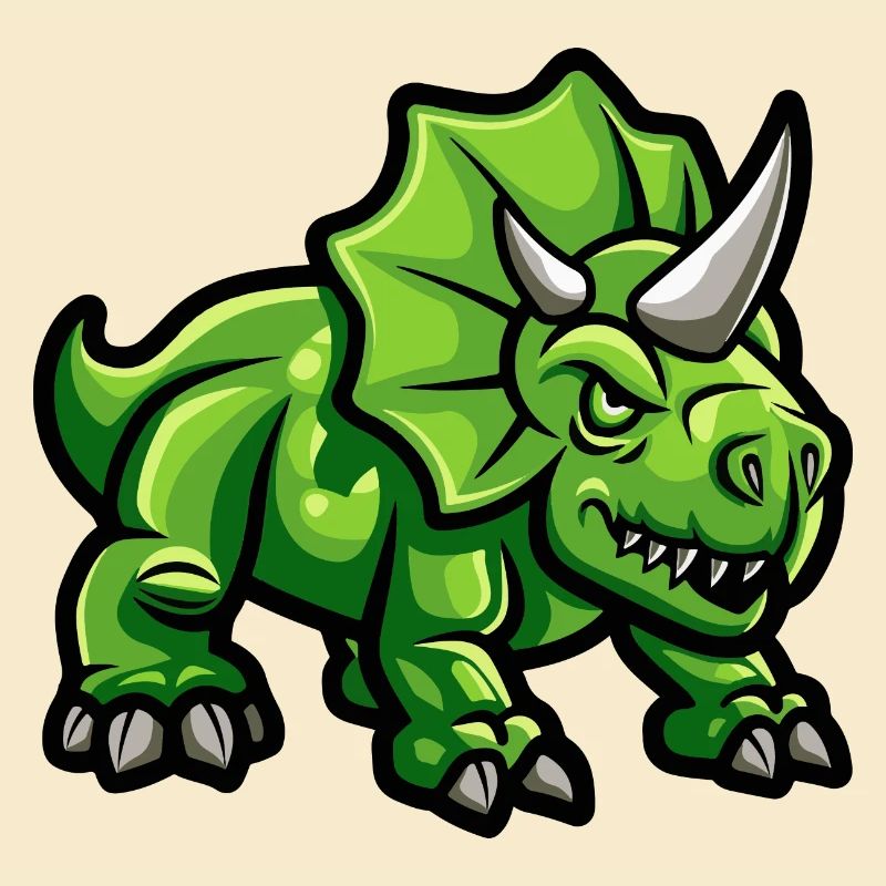 Dinosaur triceratops Comic