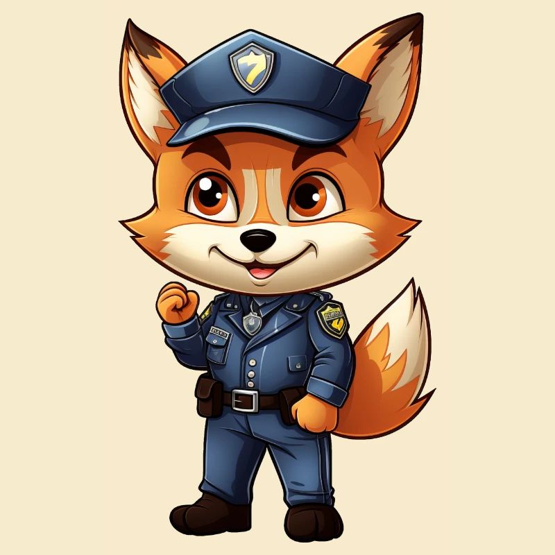 Fuchs Polizei