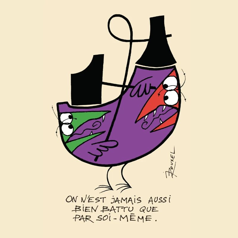 Battu par soi même