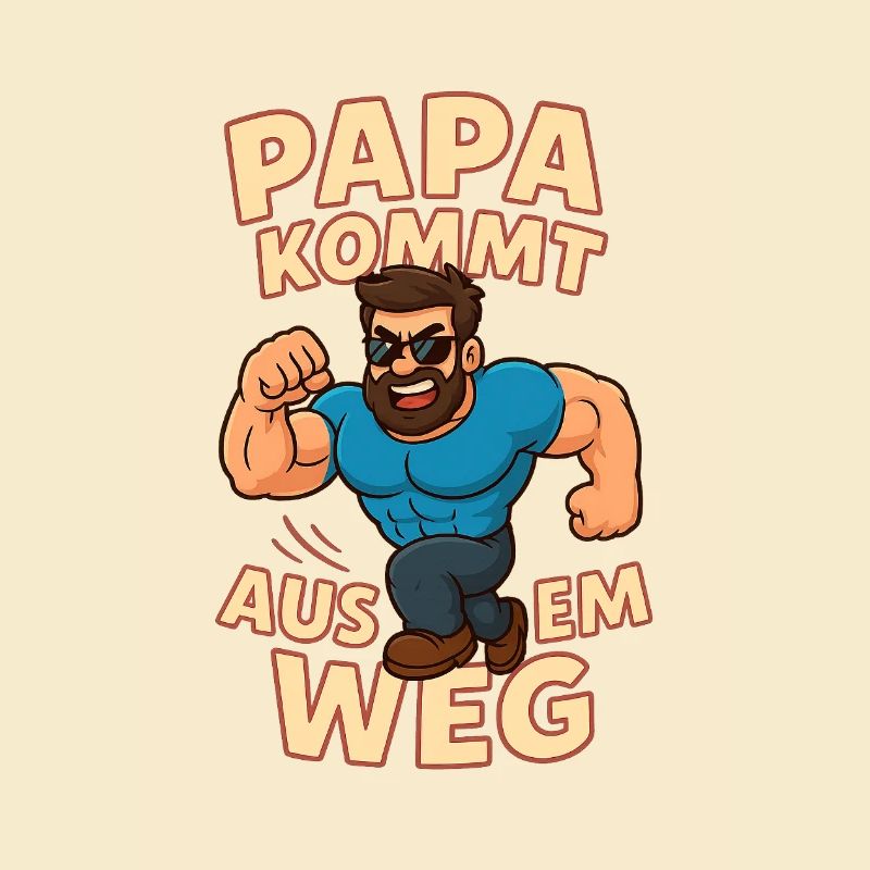 Papa s’écarte du chemin Dessin animé