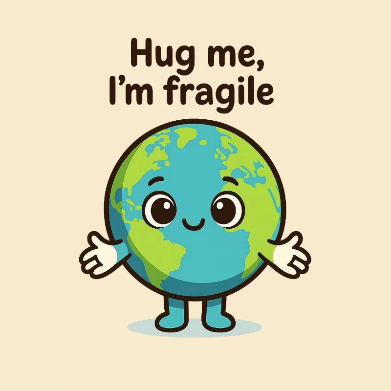 Fragile Earth Hug Me