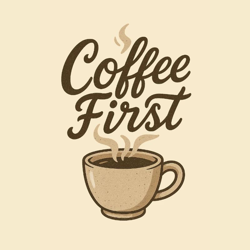 Café Premier Kaffee Illustration