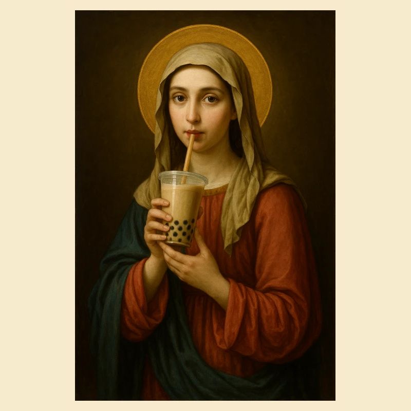 Saint boit du bubble tea