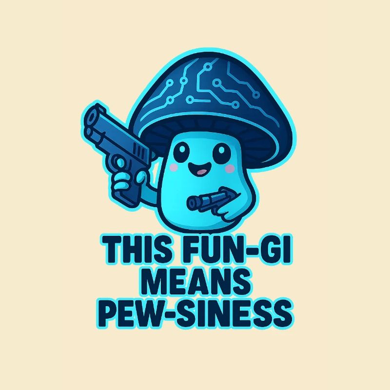 Fun-Gi Pew Pew Kawaii Pilz
