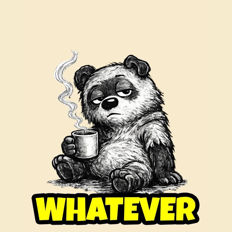 Whatever – Grumpy Bear Coffee (Sketch)
