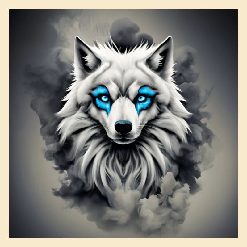 wolf blue eyes