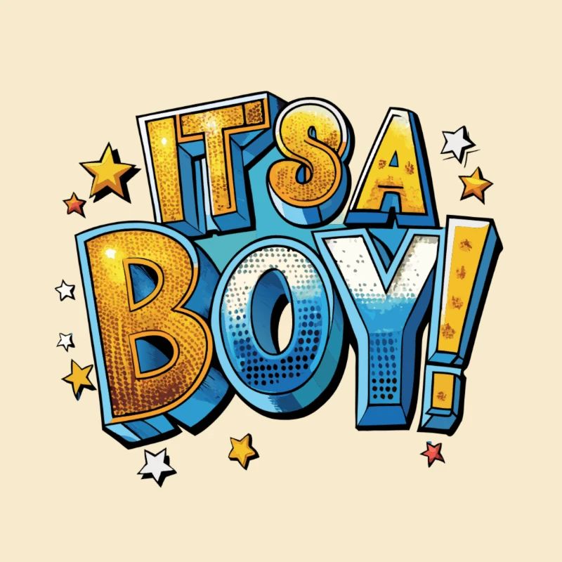 Es ist ein Junge Comic