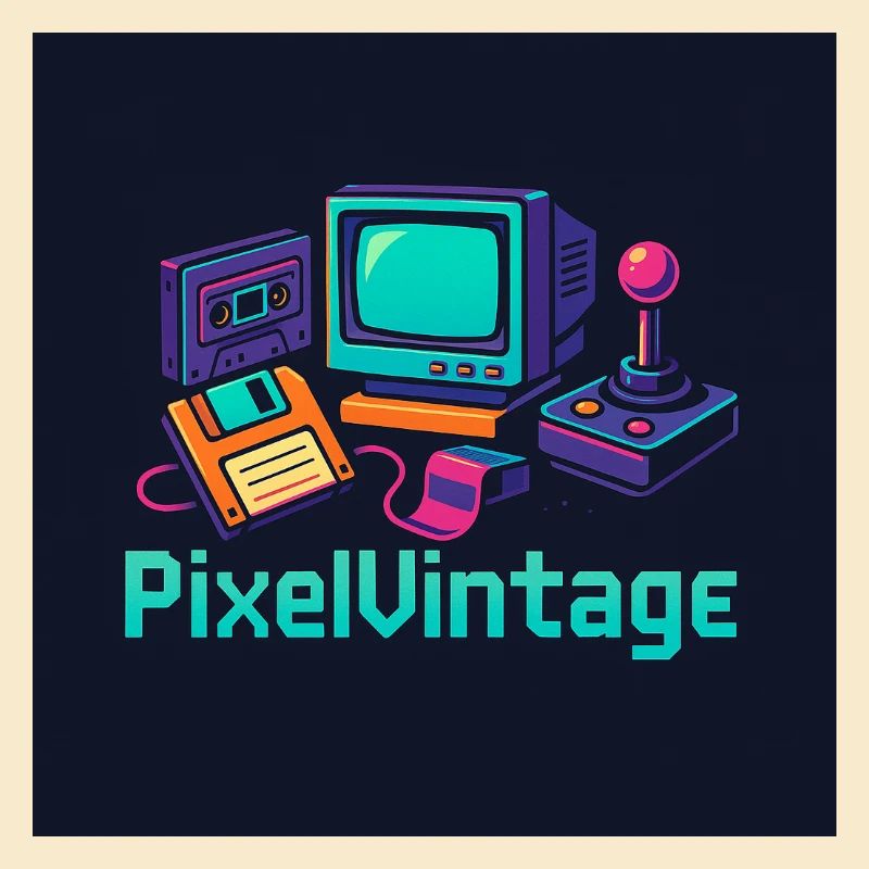 Retro-Computer und Pixel-Konsole