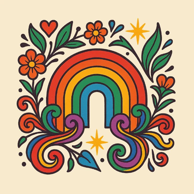 Rainbow Bloom - Liebe blüht bunt