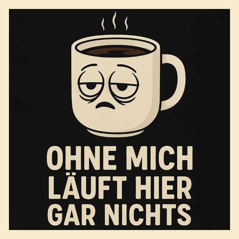 Nothing works here without me – Funny coffee