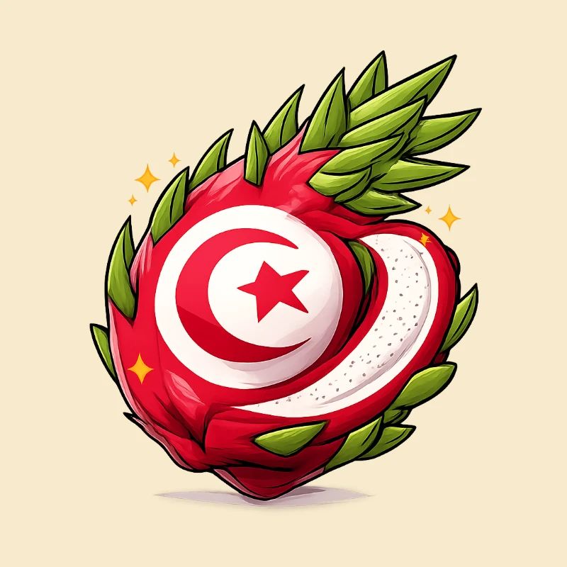 Tunisian Fruit Heart Pattern