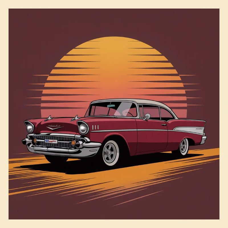 Sunset Drive Classic Car