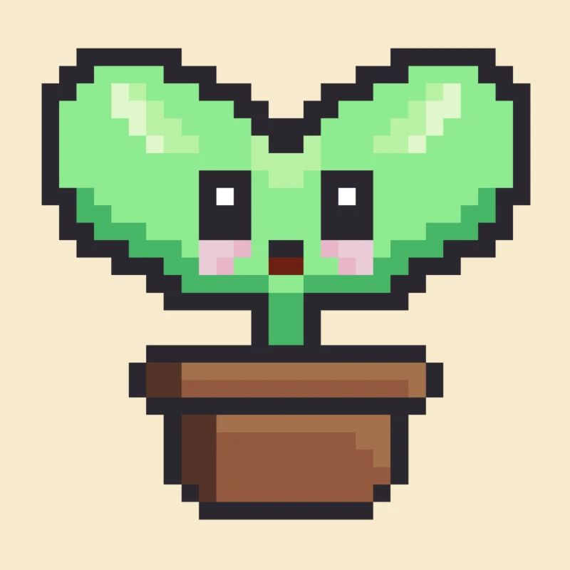 Plant pixel art