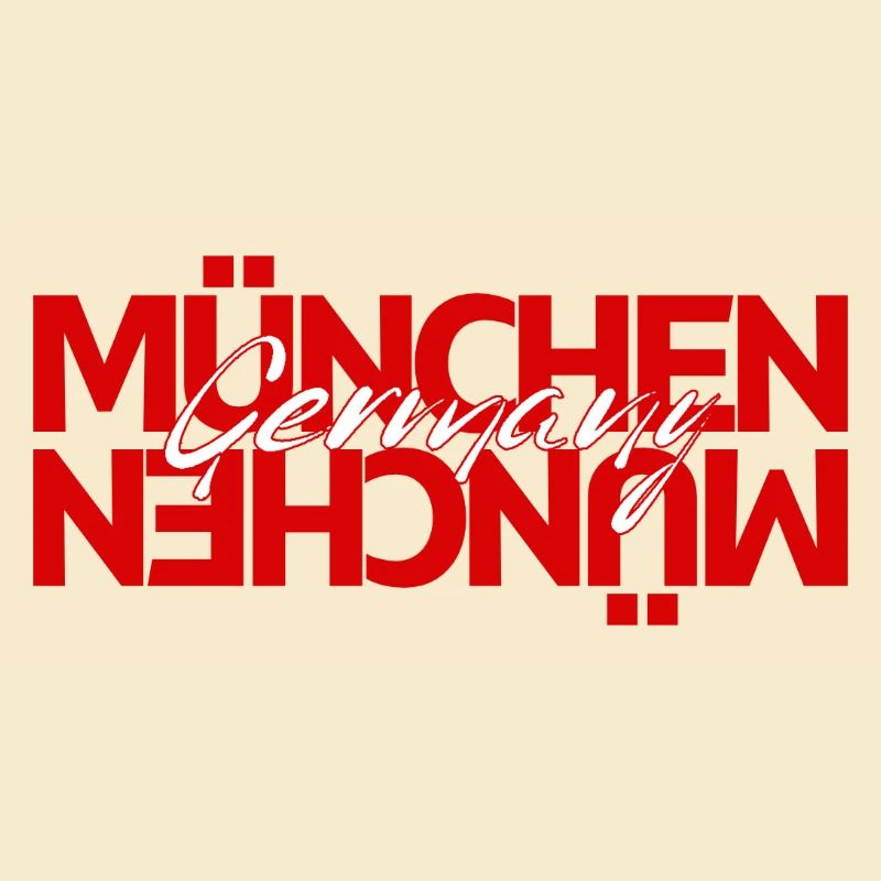 Munich Germany Script Overlay