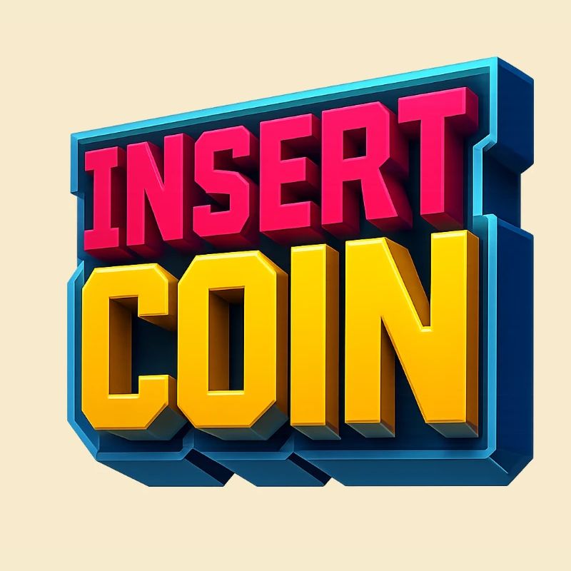 Conception de jeu rétro néon