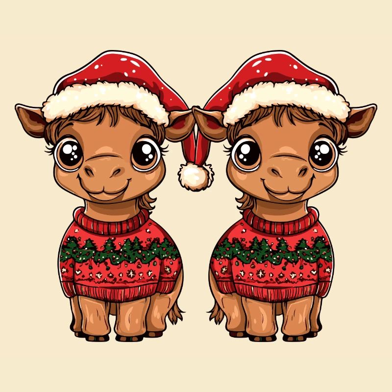 Kamel Weihnachten Team