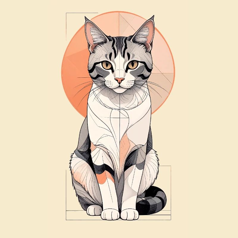 Pose géométrique du chat en orbite