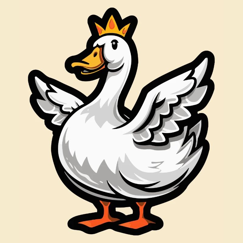 Gans Comic Krone