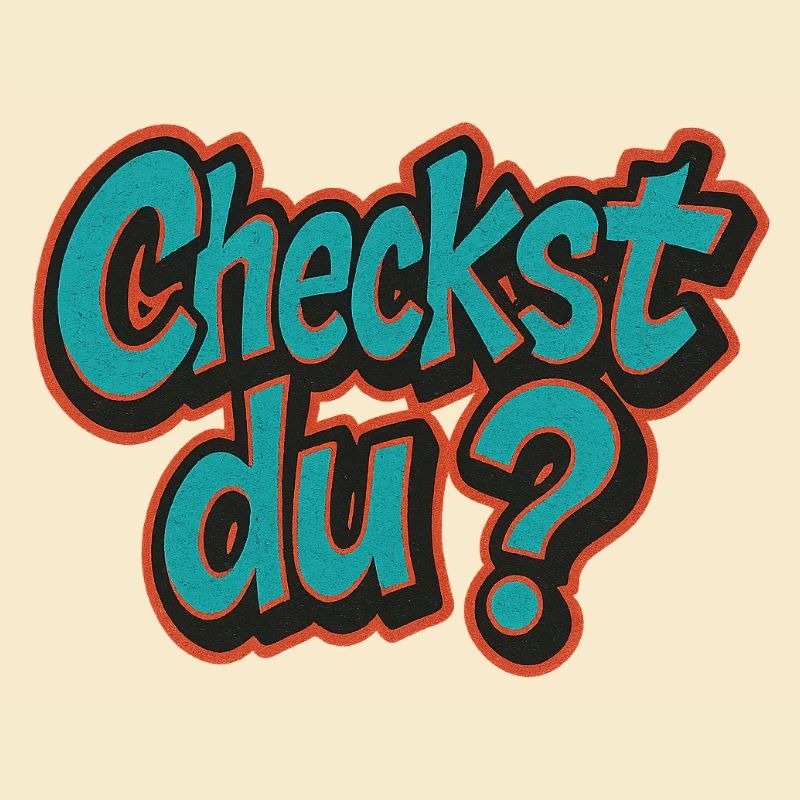 Humorous check? Design