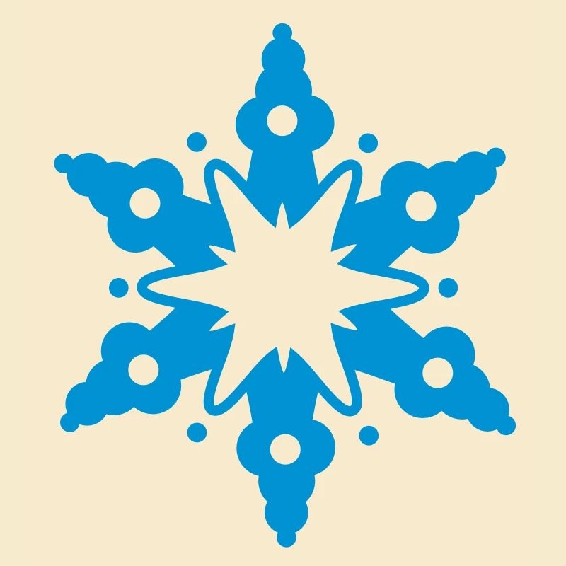 A snow crystal