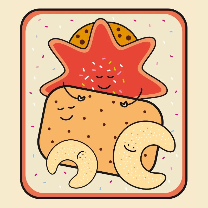 Boîte de biscuits de Noël