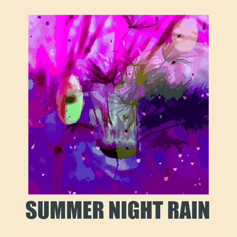 Nuit D’étéPluie Abstrait