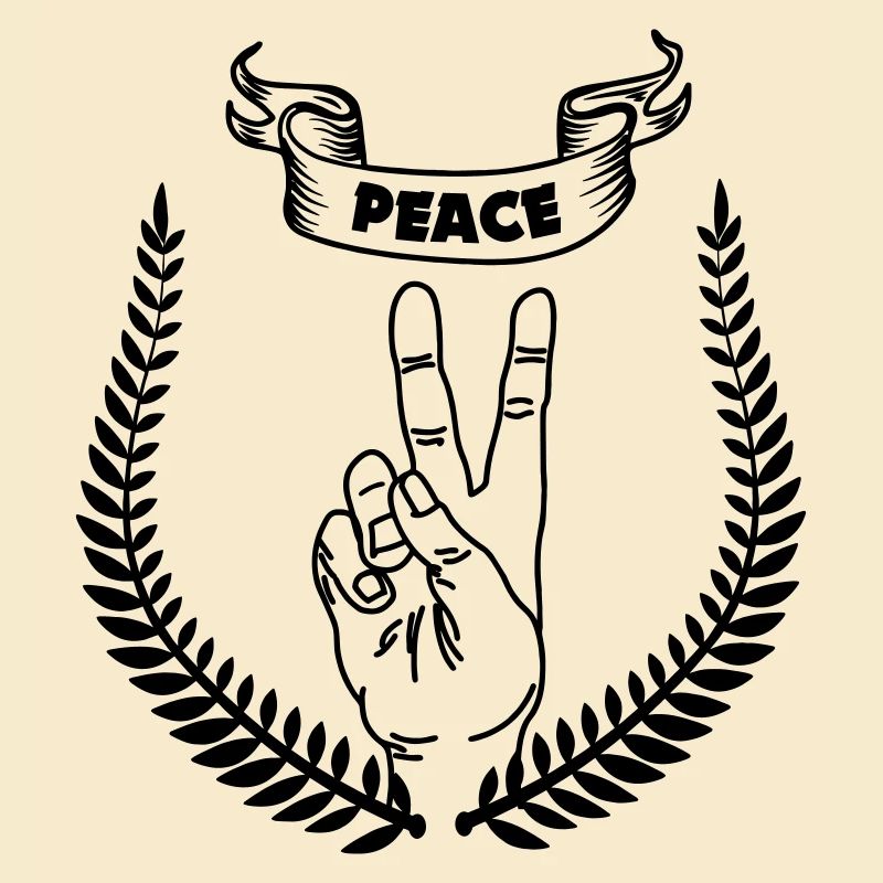 Hand gesture peace PEACE 2