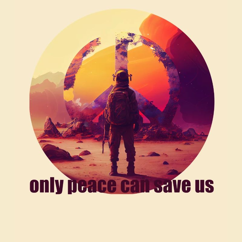 only peace can save us - nur Frieden rettet uns