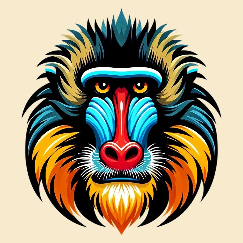 Mandrill-Affe