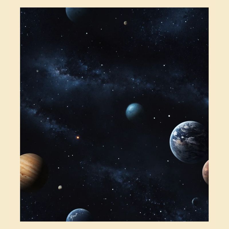 Planètes dans l’espace