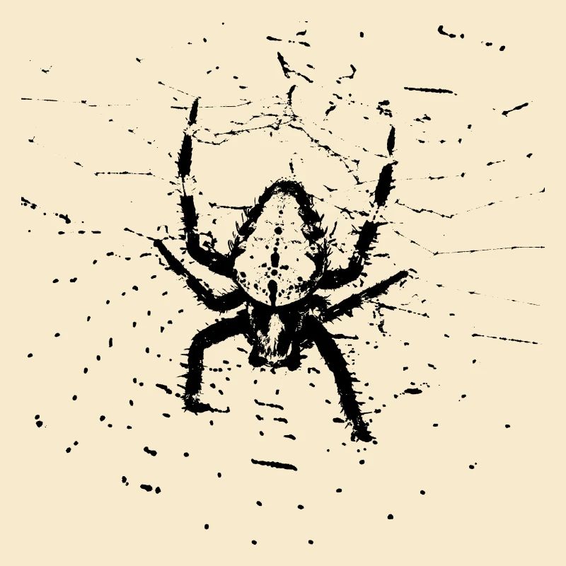 Araignée dans la toile