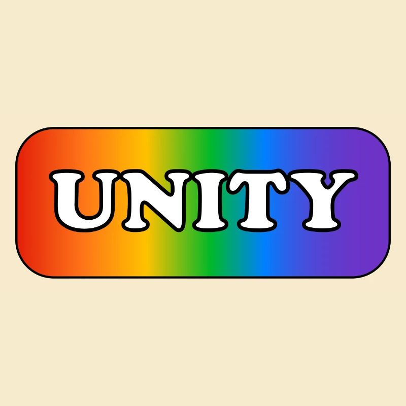 Unity rainbow LGBTQ pride
