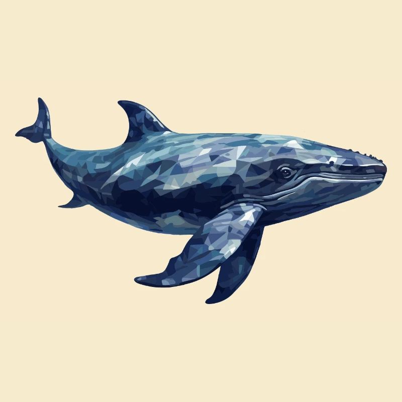 Pottwal Polygon Design