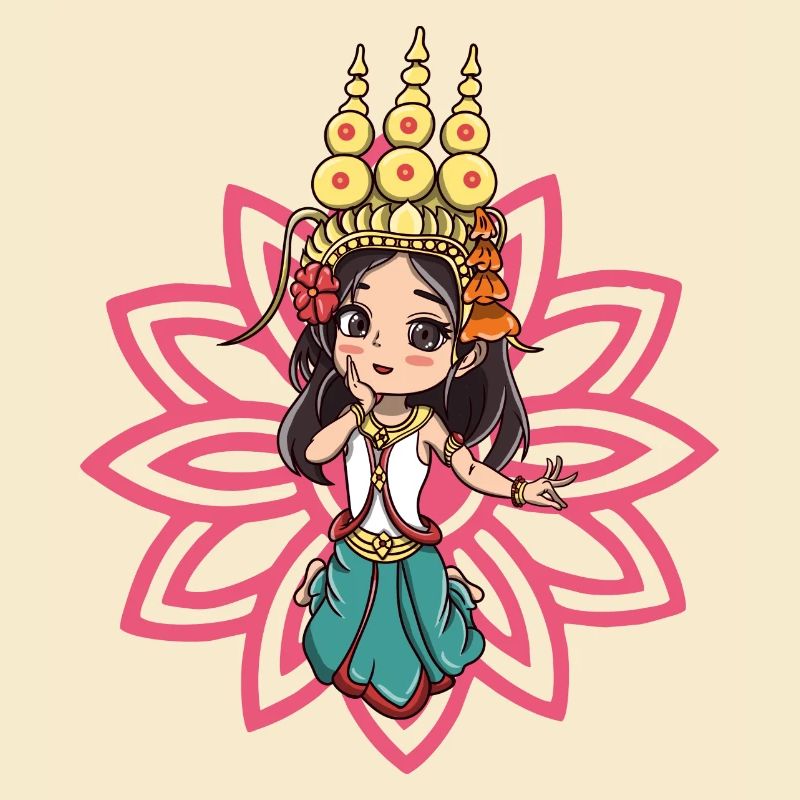 Cambodia Tradition Dance Khmer Apsara I Gift