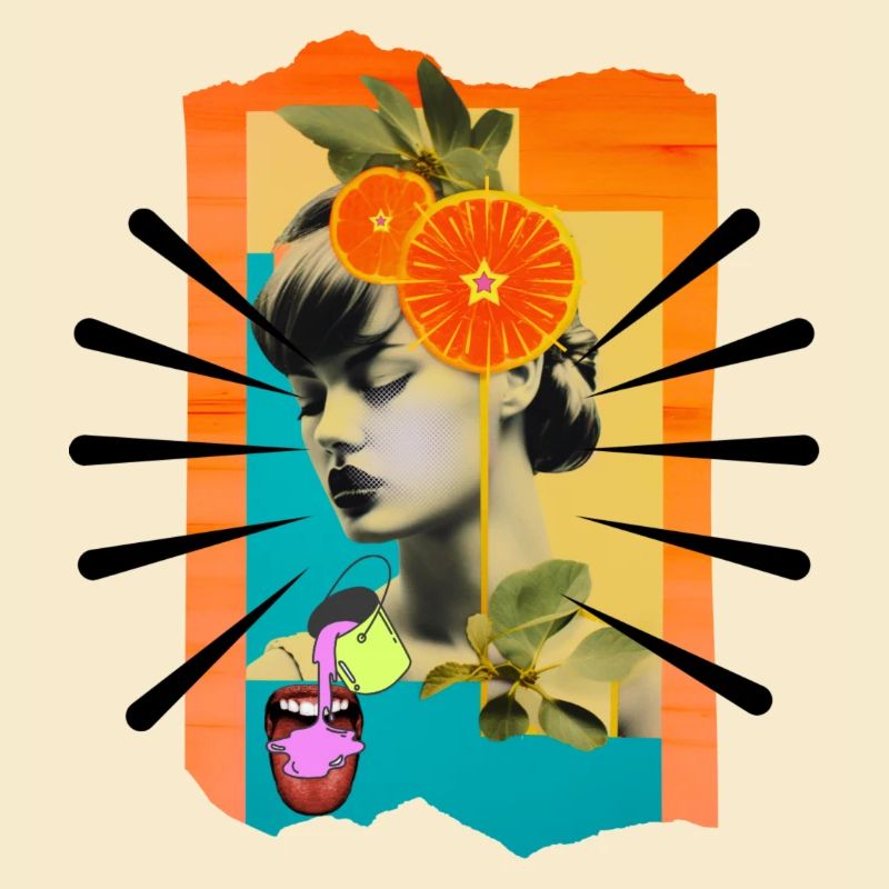 Frau Pop Art